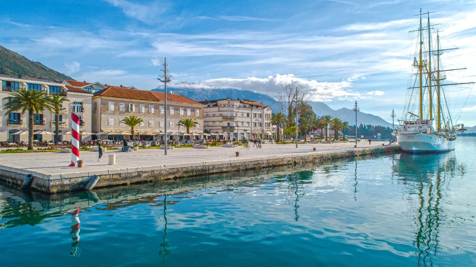 Tivat waterfront